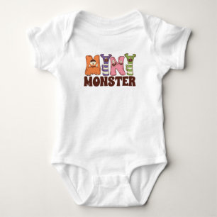 Body Para Bebé Monster Halloween