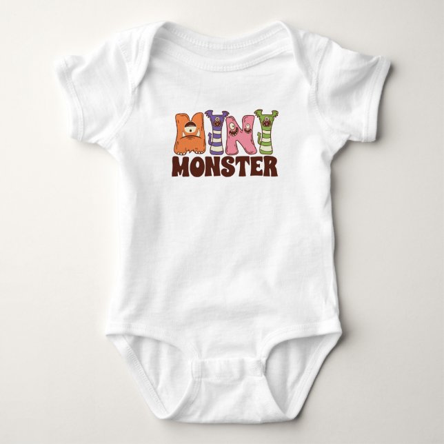 Body Para Bebé Monster Halloween (Anverso)
