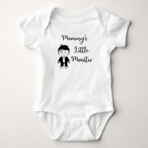 Body Para Bebé Monstruito de Mamá (Diseño #2)