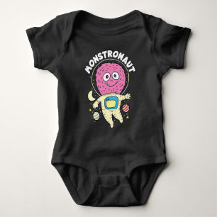 Body Para Bebé Monstruo astronauta 