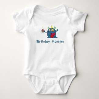 Body Para Bebé Monstruo de Cumpleaños
