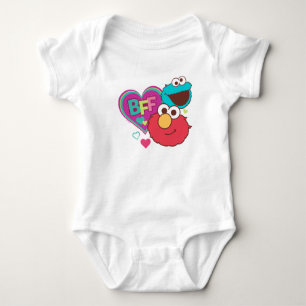 Body Para Bebé Monstruo Elmo y Cookie - BFF