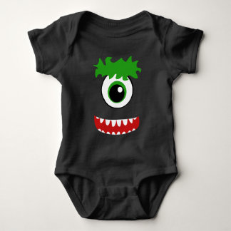 Body Para Bebé Monstruo Kawaii Sonriente de un Solo Ojo