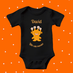 Body Para Bebé monstruo naranja