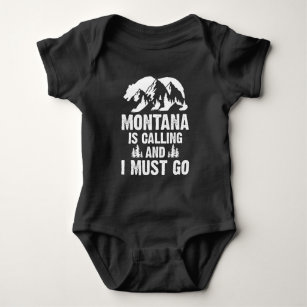 Body Para Bebé Montana Está Llamando Y Debo Ir De Oso Y Montaña