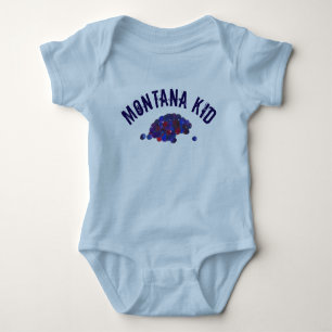 Body Para Bebé Montana Kid Huckleberries Blue Huckleberry Fruit
