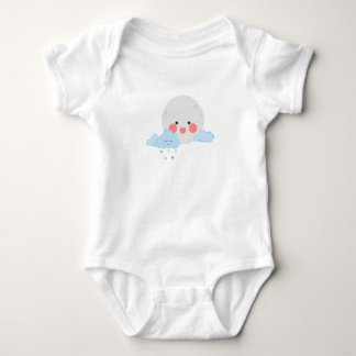 Body Para Bebé Moon and cloud cute design