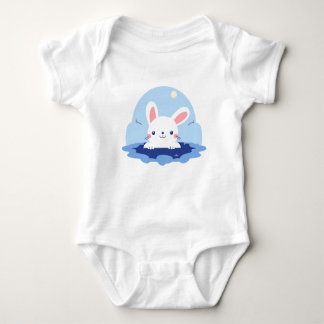 Body Para Bebé Moonlit Bunny Peek