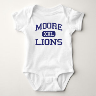 Body Para Bebé Moore - leones - High School secundaria de Moore -