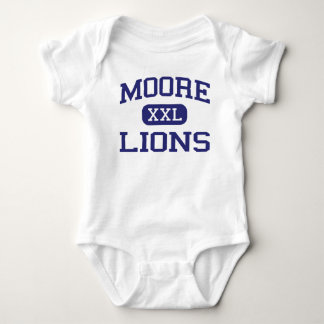 Body Para Bebé Moore - leones - High School secundaria de Moore -