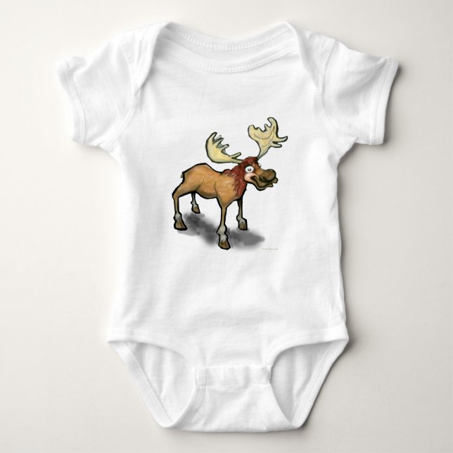 Body Para Bebé Moose (Anverso)