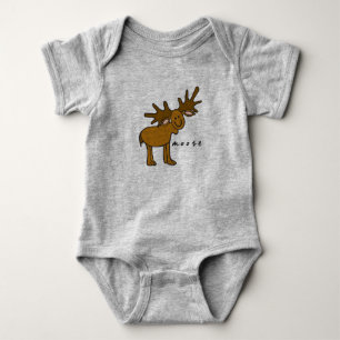 Body Para Bebé Moose Baby Bodysuit o One Piece (sin base)