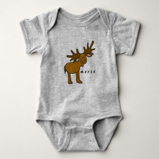 Body Para Bebé Moose Baby Bodysuit o One Piece (sin base)