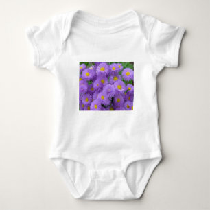 Body Para Bebé Morado Floral