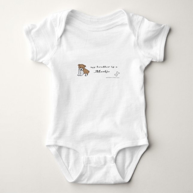 Body Para Bebé morkie (Anverso)