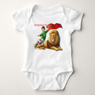 Body Para Bebé Morocco Lion Baby Bodysuit  Football Pride Outfit