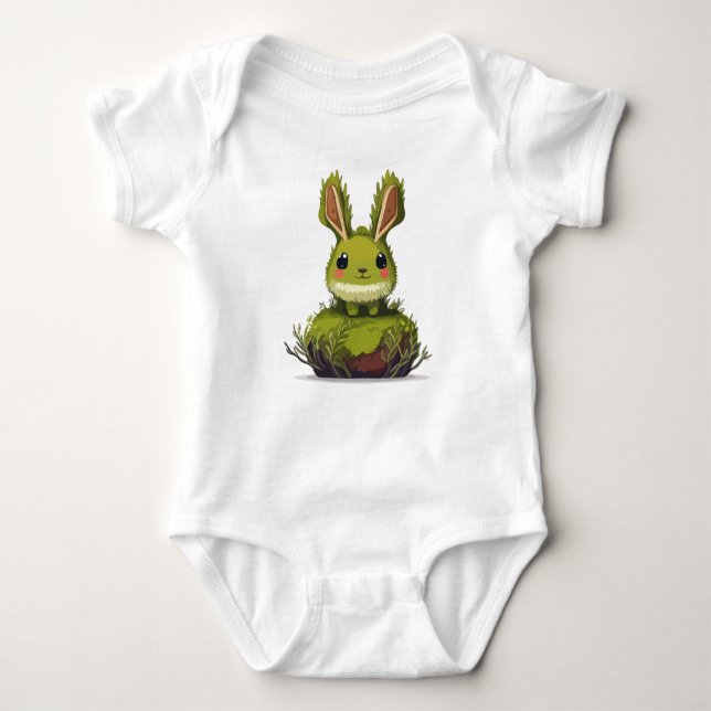 Body Para Bebé Moss bowl Bunny (Anverso)