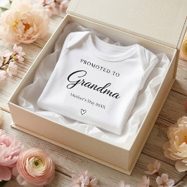 Body Para Bebé Mother’s Day Pregnancy Reveal Gift for Grandma