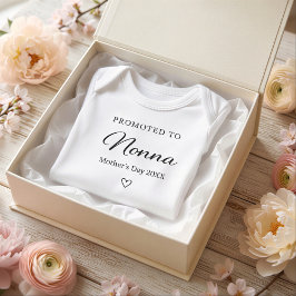 Body Para Bebé Mother’s Day Pregnancy Reveal Gift for Nonna