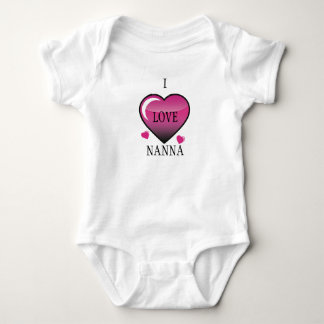 Body Para Bebé Muestre a Nanna el amor