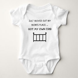Body Para Bebé Muévete del lugar de mi mamá, bebé gracioso