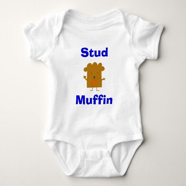 Body Para Bebé muffin, Stud, Muffin (Anverso)