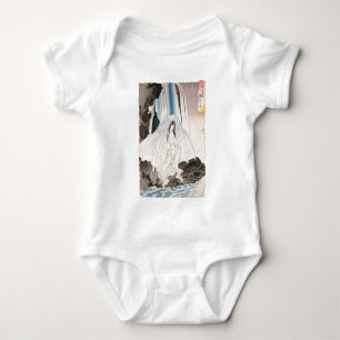 Body Para Bebé Mujer japonesa en cascada, arte japonés antiguo