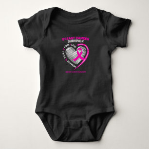 Body Para Bebé Mujeres sobrevivientes de cáncer de mama rosado o