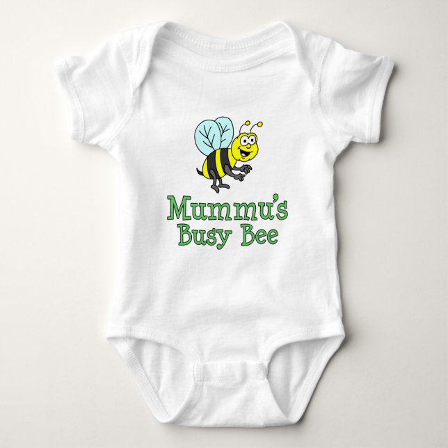 Body Para Bebé Mummu's Busy Bee (Anverso)