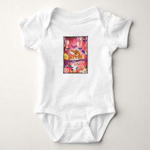 Body Para Bebé mundo animal de la paz Camiseta de una pieza