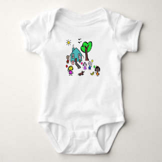 Body Para Bebé Mundo de Bodysuit para Bebés