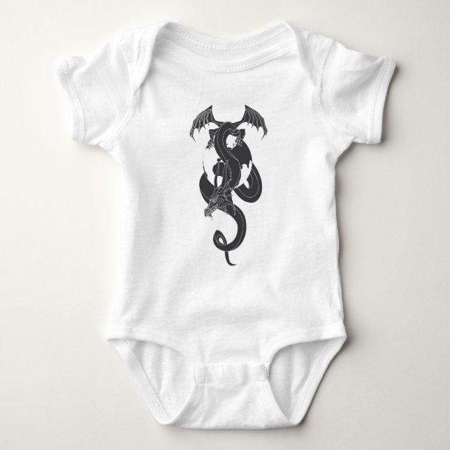 Body Para Bebé Mundo del Dragón (Anverso)
