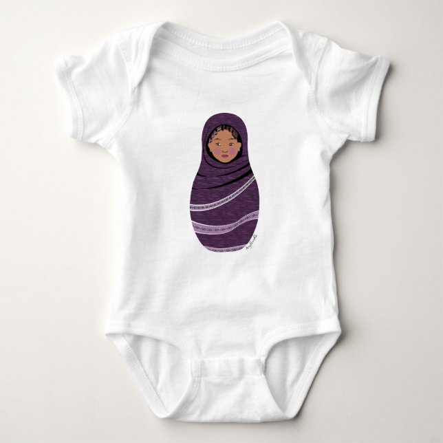 Body Para Bebé Muñeca Matrioska Tuareg (Anverso)