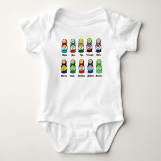 Body Para Bebé Muñeca rusa de la jerarquización (Matryoshka)