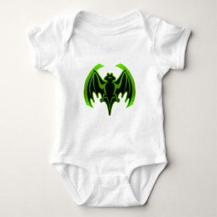Body Para Bebé MUSEO Verde en murciélago regalos de Zazzle