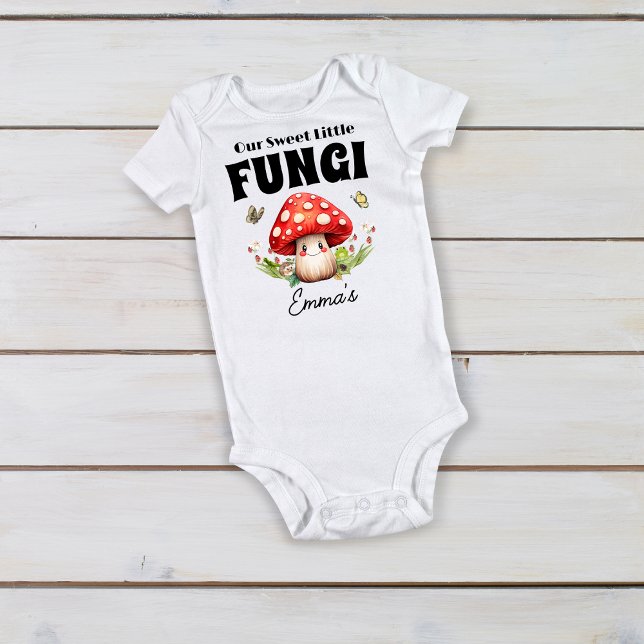Body Para Bebé Mushroom Woodland Frog Ladybug Moth Baby Personali (Mushroom Woodland Frog Ladybug Moth Baby Custom Baby Bodysuit)