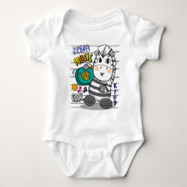 Body Para Bebé Música cebra