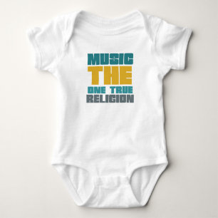 Body Para Bebé Música - la una religión verdadera