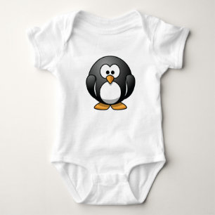 Body Para Bebé Muy alrededor de la camiseta del bebé del pingüino