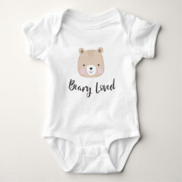 Body Para Bebé Muy Amado | Oso Lindo | Beige