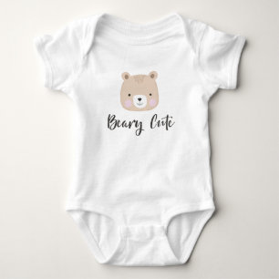 Body Para Bebé Muy Bonito   Marrón