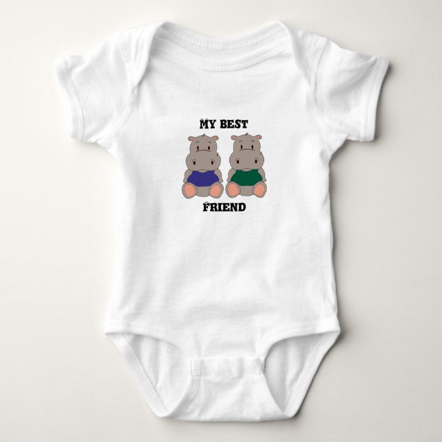 Body Para Bebé My best friend (Anverso)