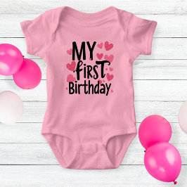 Body Para Bebé my first birthday bodysuit for newborn