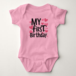 Body Para Bebé my first birthday bodysuit for newborn