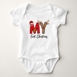 Body Para Bebé My first Christmas Family Matching xmas