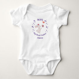 Body Para Bebé My first Easter 20XX baby name