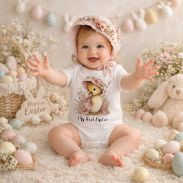 Body Para Bebé My First Easter Baby