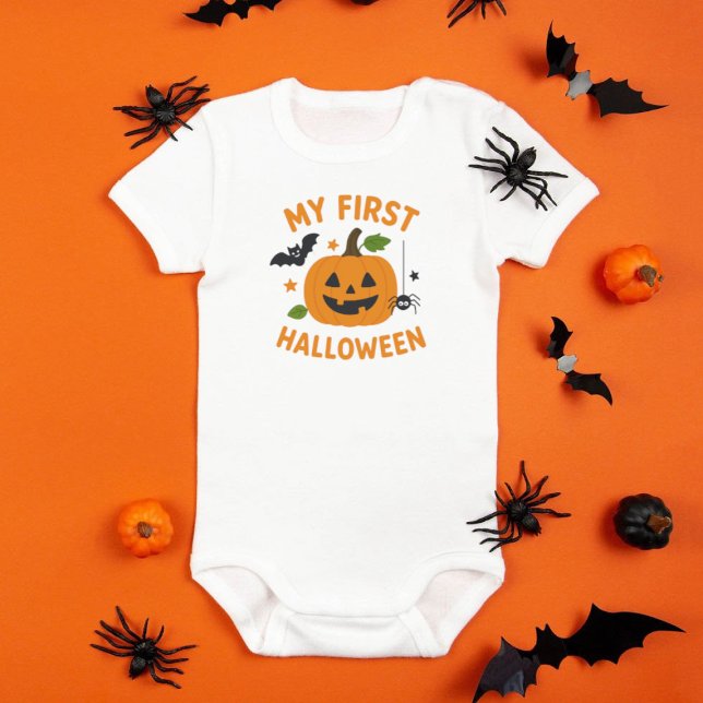Body Para Bebé My First Halloween Cute Baby Bodysuit | Newborns  (Subido por el creador)