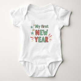 Body Para Bebé My First New Year 2026 Baby  Cute New Year outfit