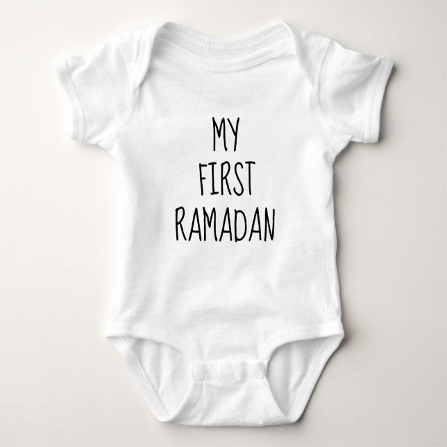 Body Para Bebé "My first Ramadan" (Anverso)